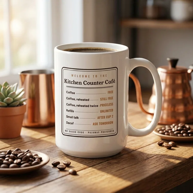 Kitchen Counter Café 15 oz Mug