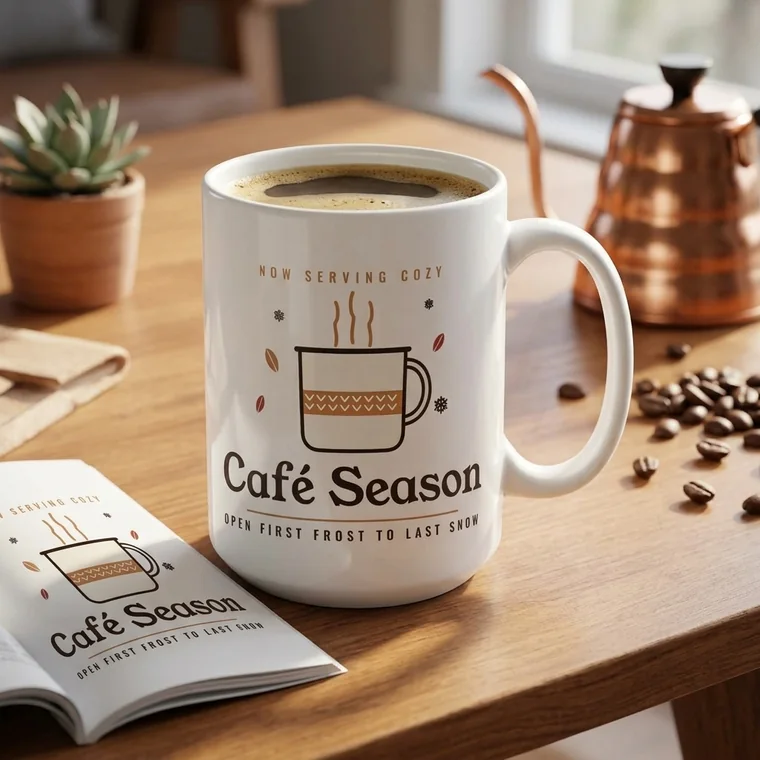 Café Season 15 oz Mug